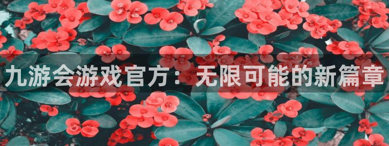 开丰娱乐部门：九游会游戏官方：无限可能的新篇章