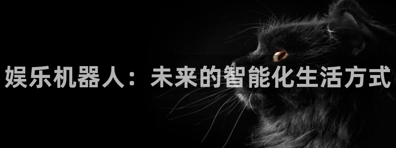 开丰娱乐平台官网登录入口：娱乐机器人：未来的智能化生活方式